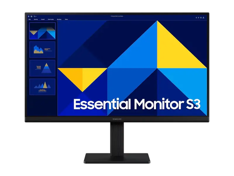 Monitor Plano Samsung Essential S30GD 22" FHD | LS22D300GALXZS