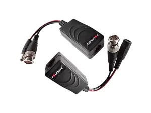 Folksafe Video Balun HD terminal cable BNC + Input Power (El Par) RJ45 - FS-HD4301VP