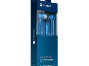 EARBUDS-105 BLUE AUDIFONO MOTOROLA M/LIBRE